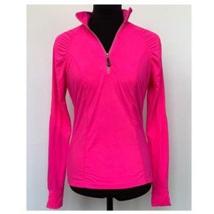 Actra Pink High Zip neck Athletic Jacket